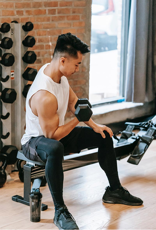 Dumbbell Man